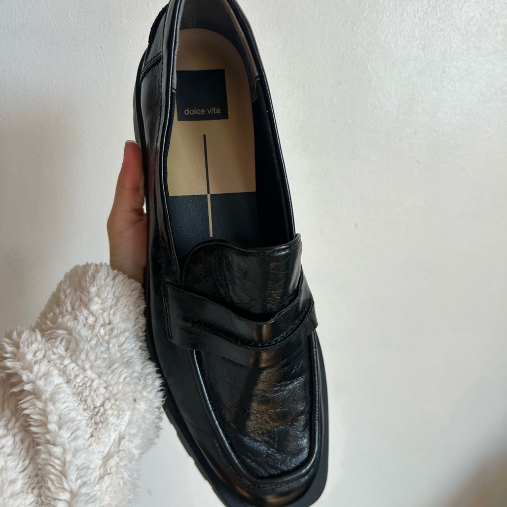 Dolce Vita Black Loafers